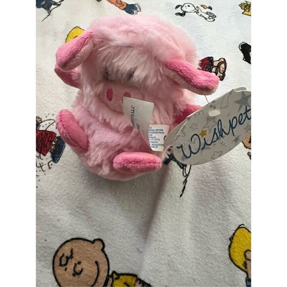 Wishpets Pig Stuffed Animal Toy Small & Pink New with Tags - Picture 3 of 5
